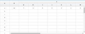 jQuery仿Excel表格右侧与头部固定代码