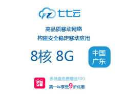 七七云服务器8C8G（中国广东）高品质移动网络，构建安全稳定移动应用