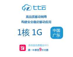 七七云服务器1C1G（中国广东）高品质移动网络，构建安全稳定移动应用