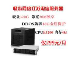 畅游网络2014特惠江苏电信服务器，仅299元/月！CPU:E5200+内存:4G！