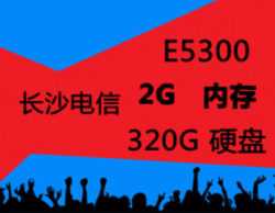 长沙电信 E5300 2G/4G 游戏网站服务器